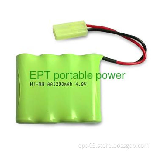 Hot Saler NI-MH AA 1200mAh 4.8V Rechargeable Battery pack